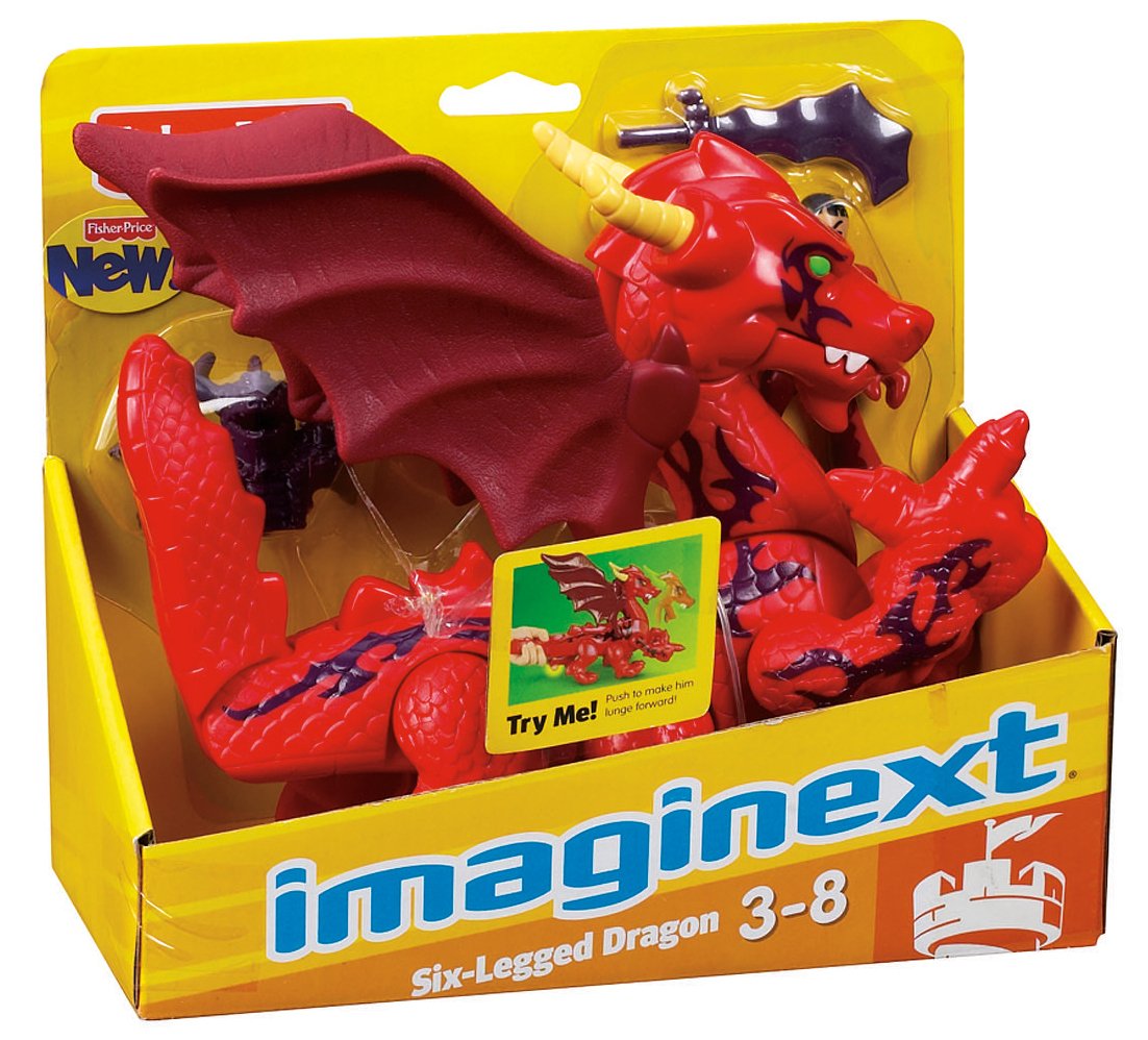 【097】高品質ティンシャ⌘龍・ドラゴンＬ⌘ ケース付⌘【送料無料】 Fisher-Price Imaginext Six - Legged Dragon: Buy Online at Best