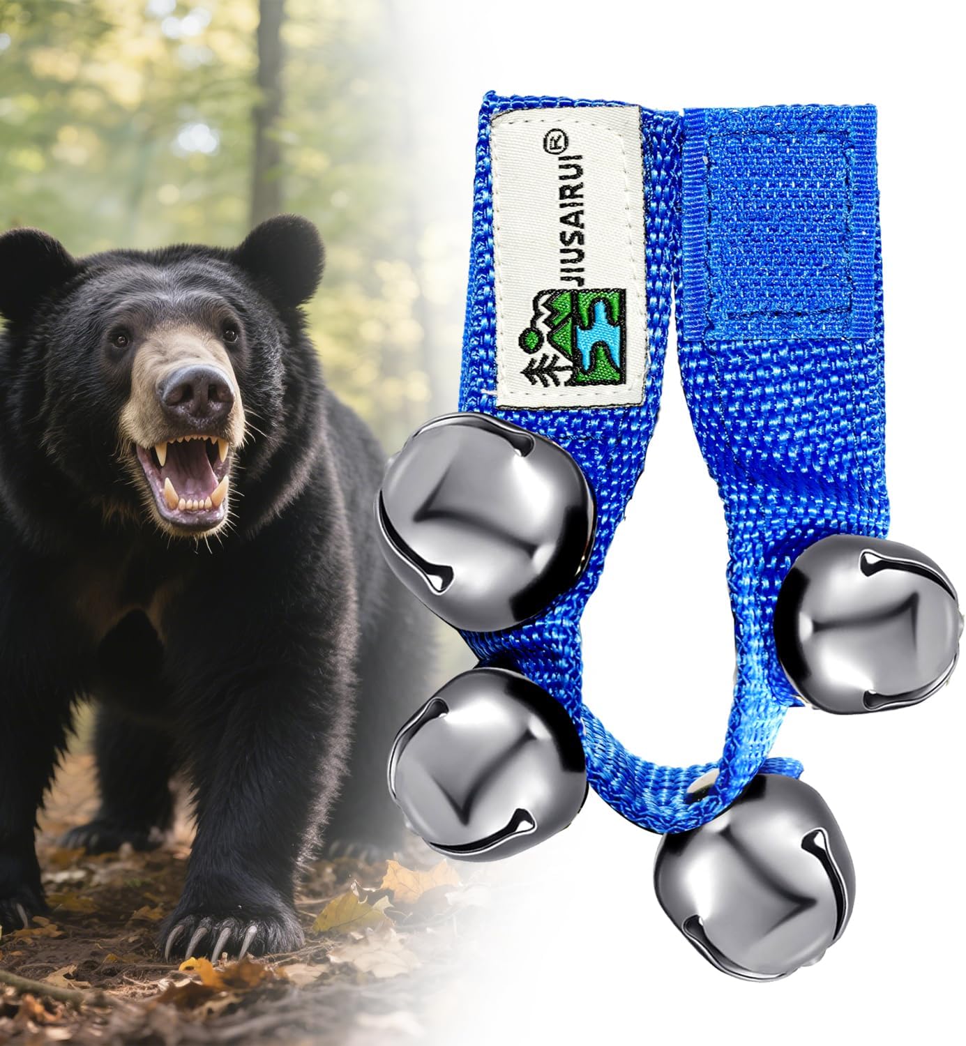 Outdoor Bear Bells for Hiking Safety: Bear Horn to Scare Bears Deterrent Devices for Dogs Biking Fishing Camping Climbing Outdoor Bear Bells for Hiking Safety: Bear Horn to Scare Bears Deterrent Devices for Dogs Biking Fishing Camping Climbing