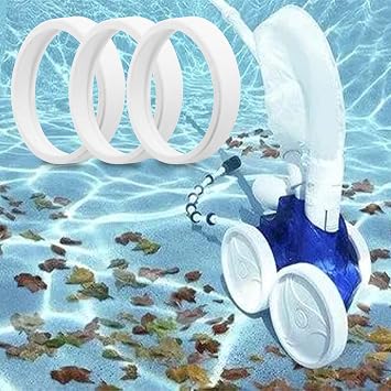 Pool Cleaner All Purpose Tire C10 Wheel Replacement Tires Fits for Polaris Pool Cleaner Modles 280 360 180 380 C-10(G4) 3PC Set 280 Parts Compatible with Polaris Vac-Sweep Equipment