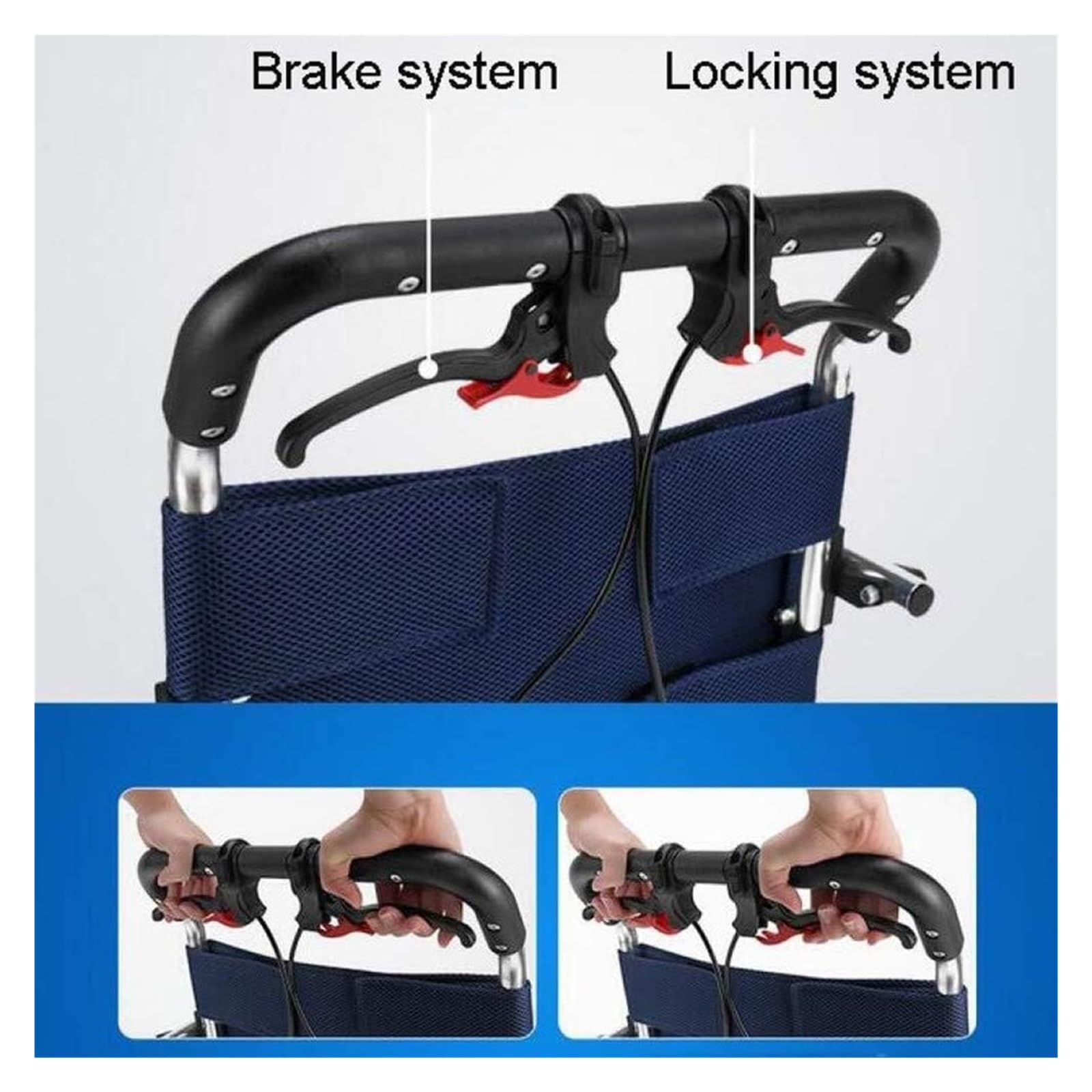Sillas de Ruedas Silla de Ruedas Manual Ligera Plegable Portátil Pequeña Silla de Ruedas de Viaje de Aleación de Aluminio