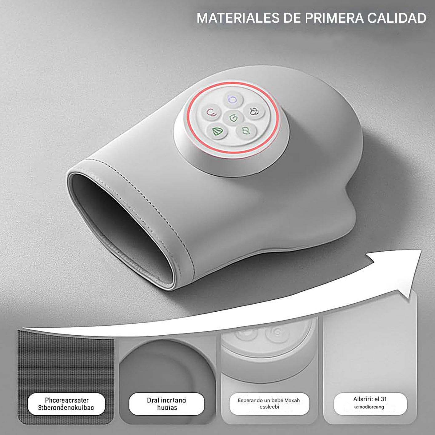 Masajeador de Manos con Calor y Compresión Máquina de Masaje Portátil y | Masajeador Eléctrico para Muñeca para Viajeros Jugadores Familia Amigos Estudiantes Adultos Hombres Mujeres Hoga