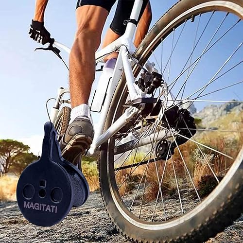 Miniatura 3 de MAGITATI 4 pares de pastillas de freno semimetálicas para bicicleta Avid Mechanical BB5, freno suave, bajo ruido, larga vida útil
