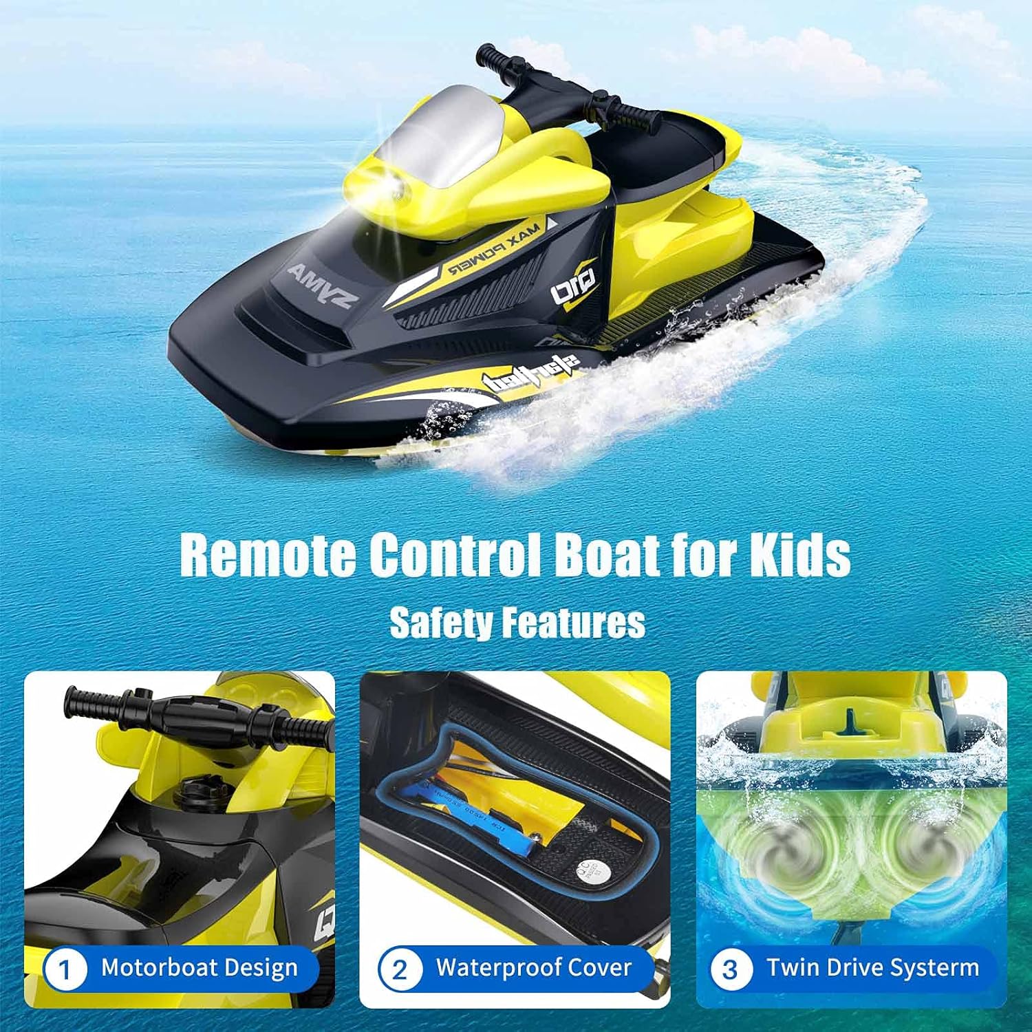 SYMA Q10 Motor Boat Design