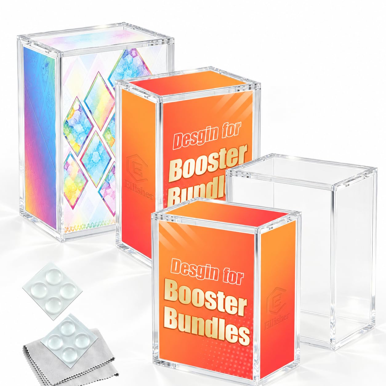 PKMN Booster Bundle Acrylic Cases - 2 Pack -9
