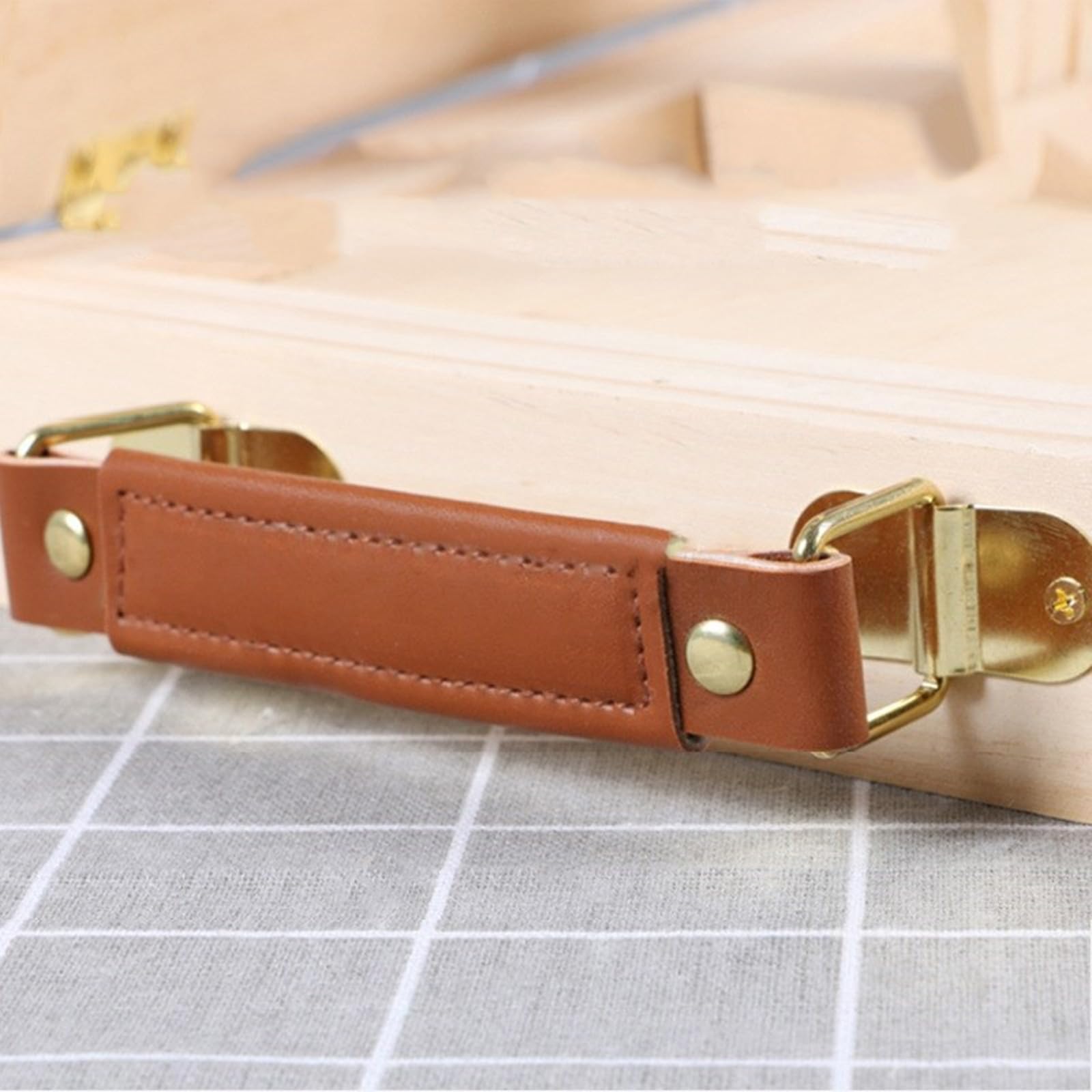 Cavalletto compatto pieghevole per artisti, pennelli e materiali artistici, altezza regolabile, per pittura in legno, altezza regolabile