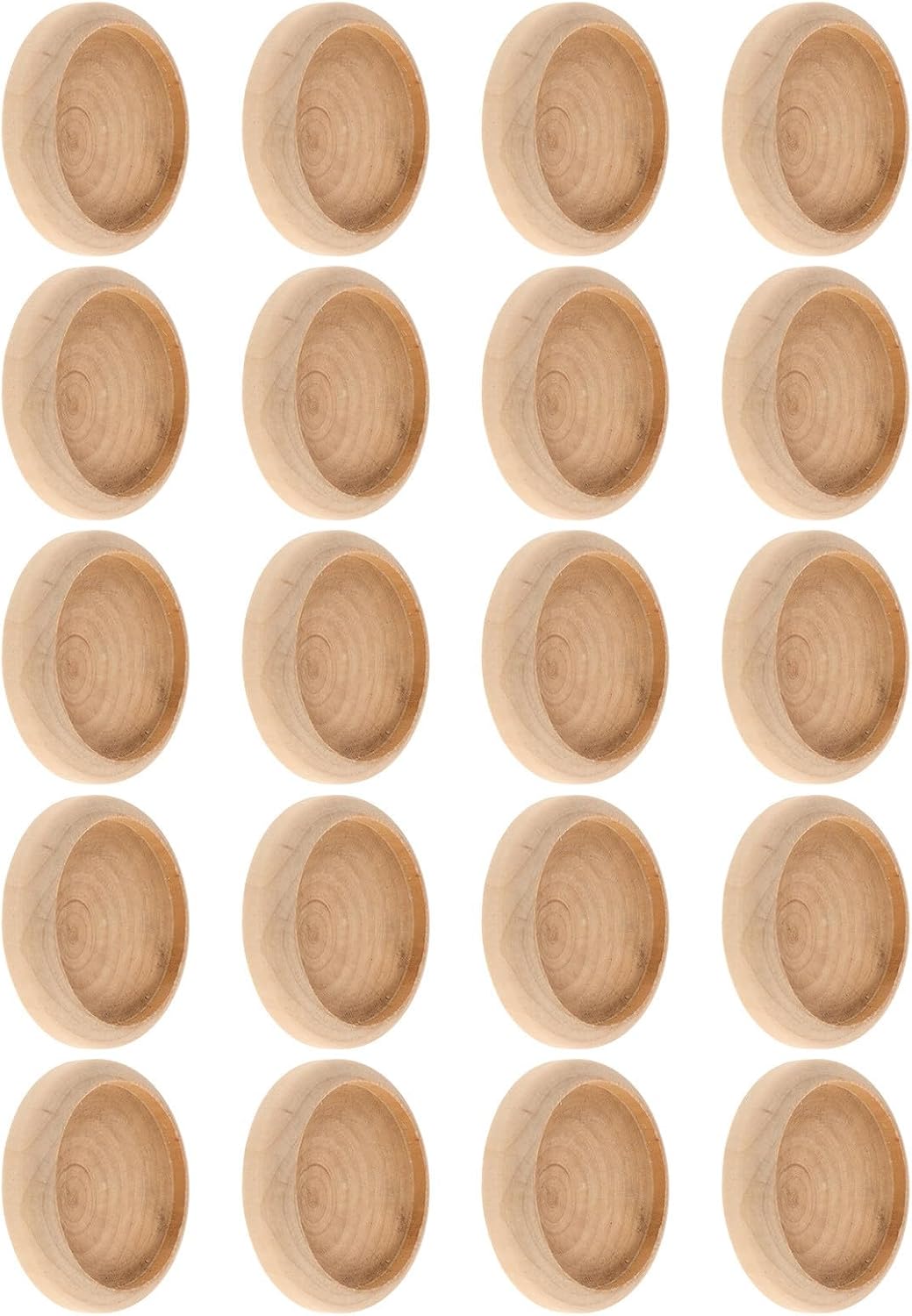20pcs Wooden Round Pin Cushion Base for Sewing Pins Display