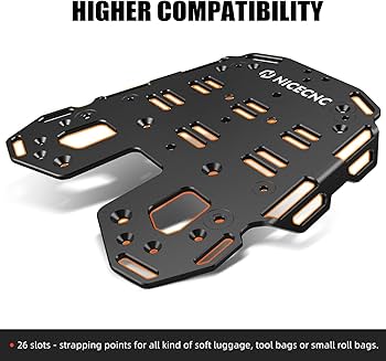 Amazon.com: NICECNC Motorcycle Rear Luggage Rack Luggage Tail Rack