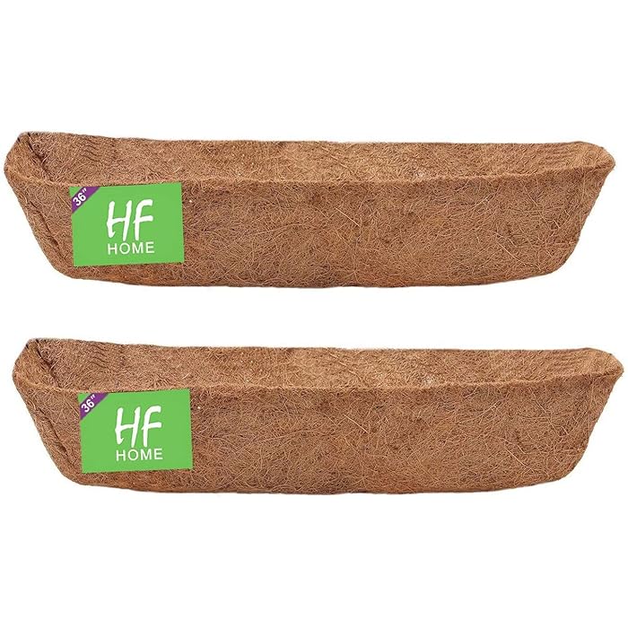 Buy HFHOME 2 Packs Wall Trough Coco Liner, 36" Manger Coco Liner
