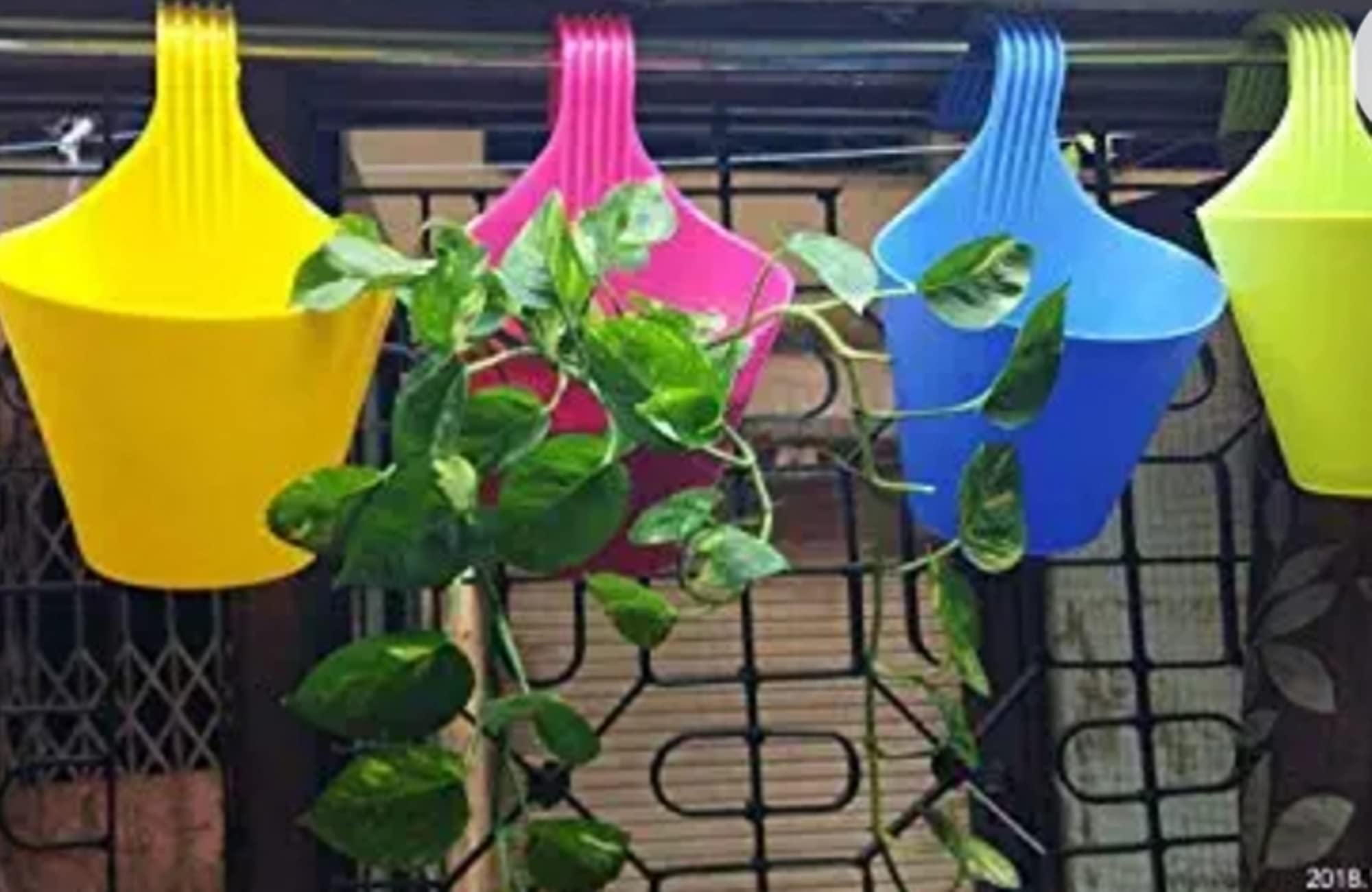 GREEN ISLAND Window Railing Hook Hanging Container set of 4 Pcs for Plant Container Set (B09SDC865V) Amazon Price History, Amazon Price Tracker