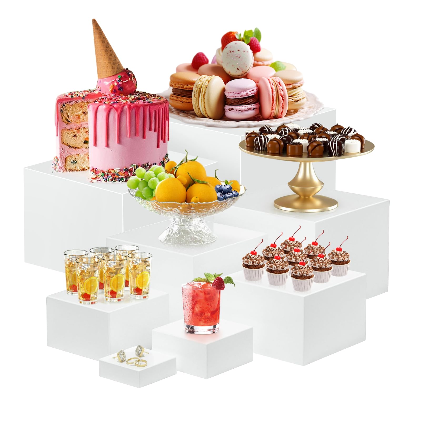 DISPLAY DA TAVOLO da dessert riutilizzabile Pro Home Display Party EUR