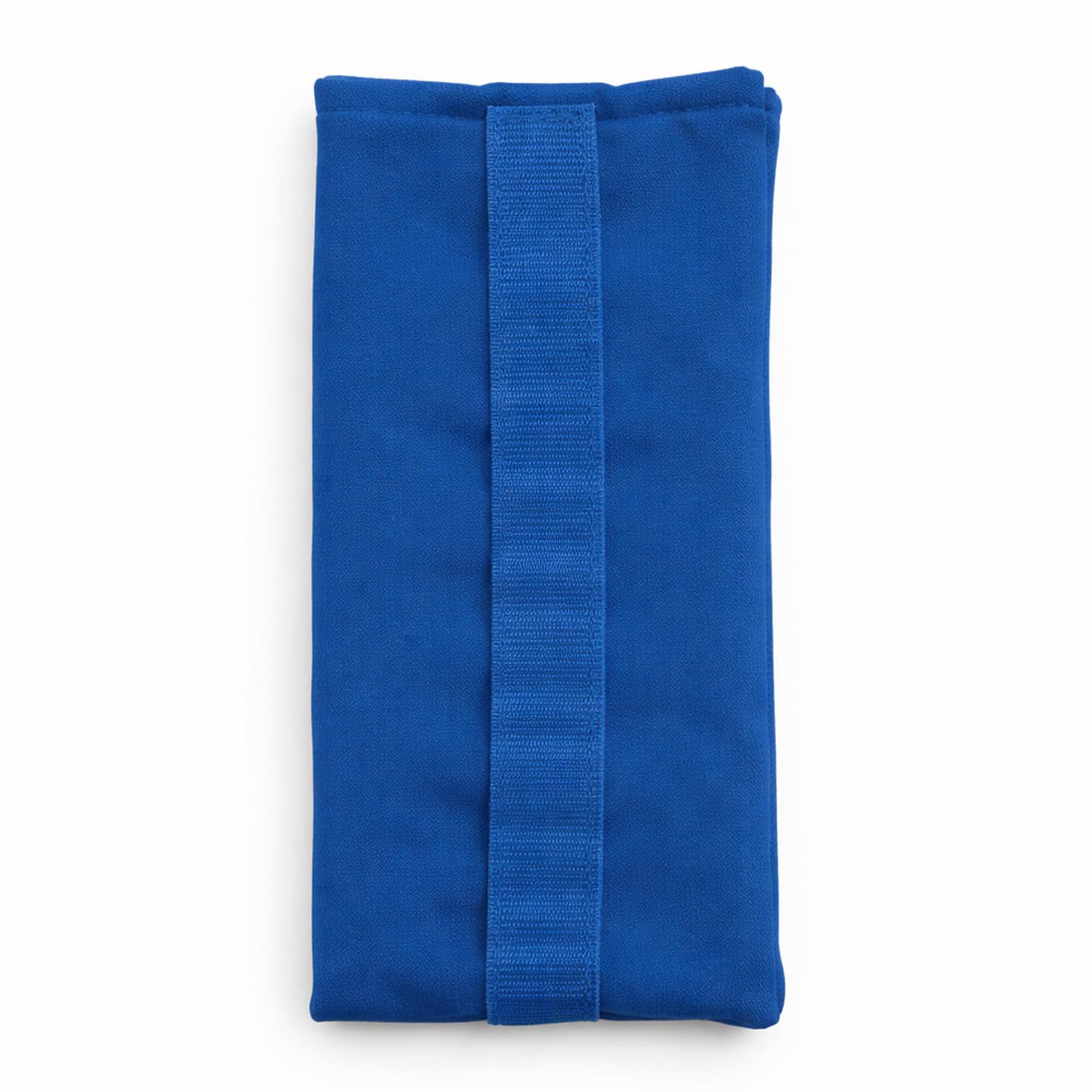 Sacca Porta Gel Caldo/Freddo con Fascia di Fissaggio, Custodia per Impacco 12,5 x 26 cm, Blu, 1 Pezzo (Gel Non Incluso)