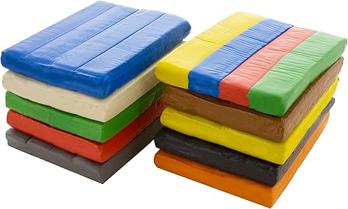 Miniatura 2 de BAZIC - Modelado de color rojo arcilla de 1 libra arte de masa ligera regalo no tóxico para artistas niños pequeños a granel para aula paquete de 1