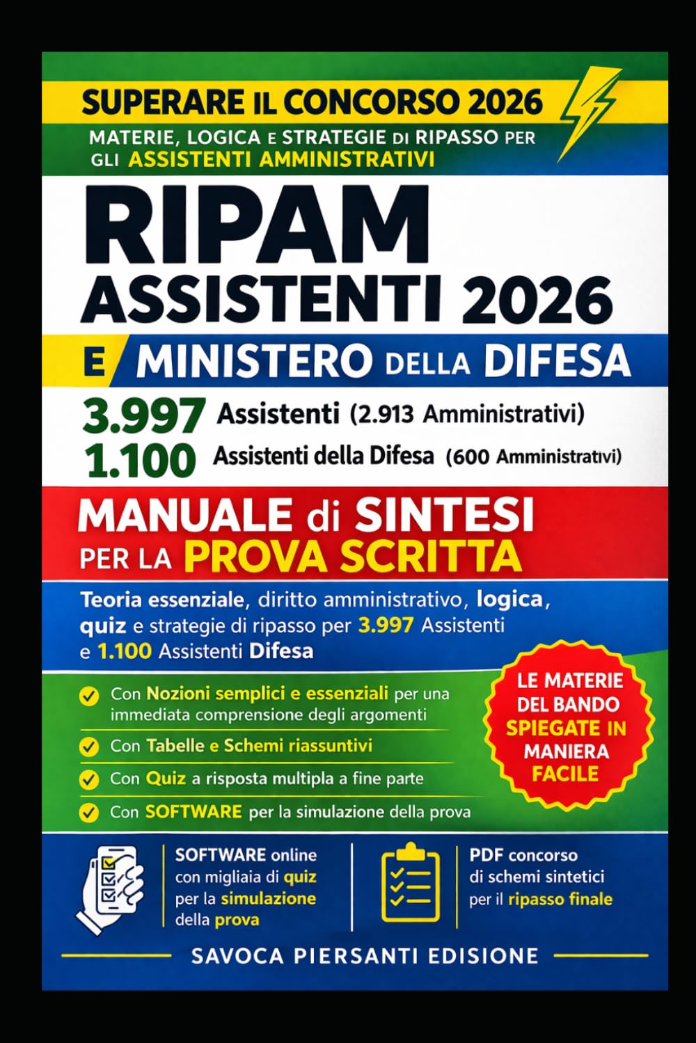 RIPAM Assistenti 2026 e Ministero della Difesa: Manuale di Sintesi per la Prova Scritta
