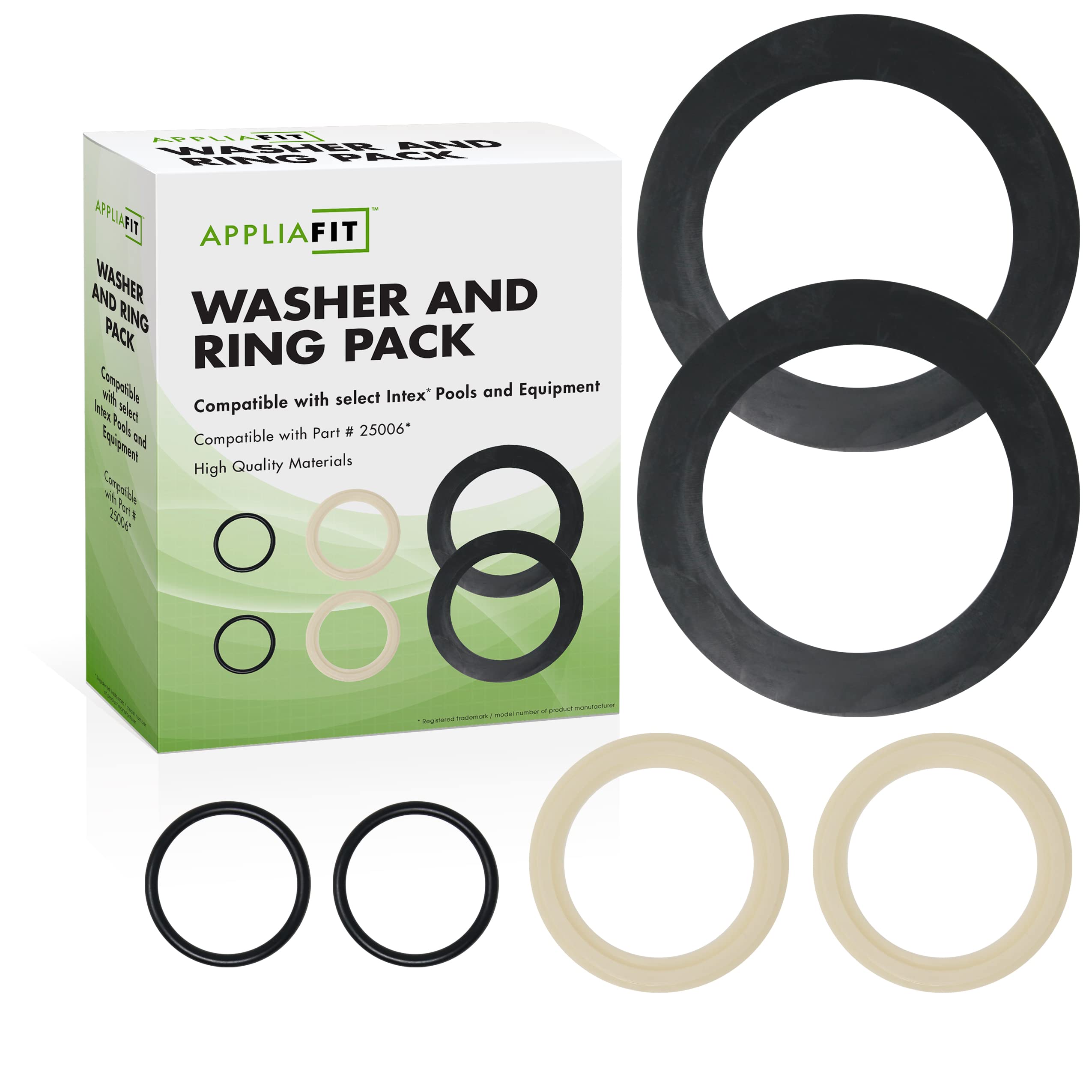 AppliaFit Strainer O-Ring Kit Compatible with Intex 25006 for Pool Systems (1-Pack)