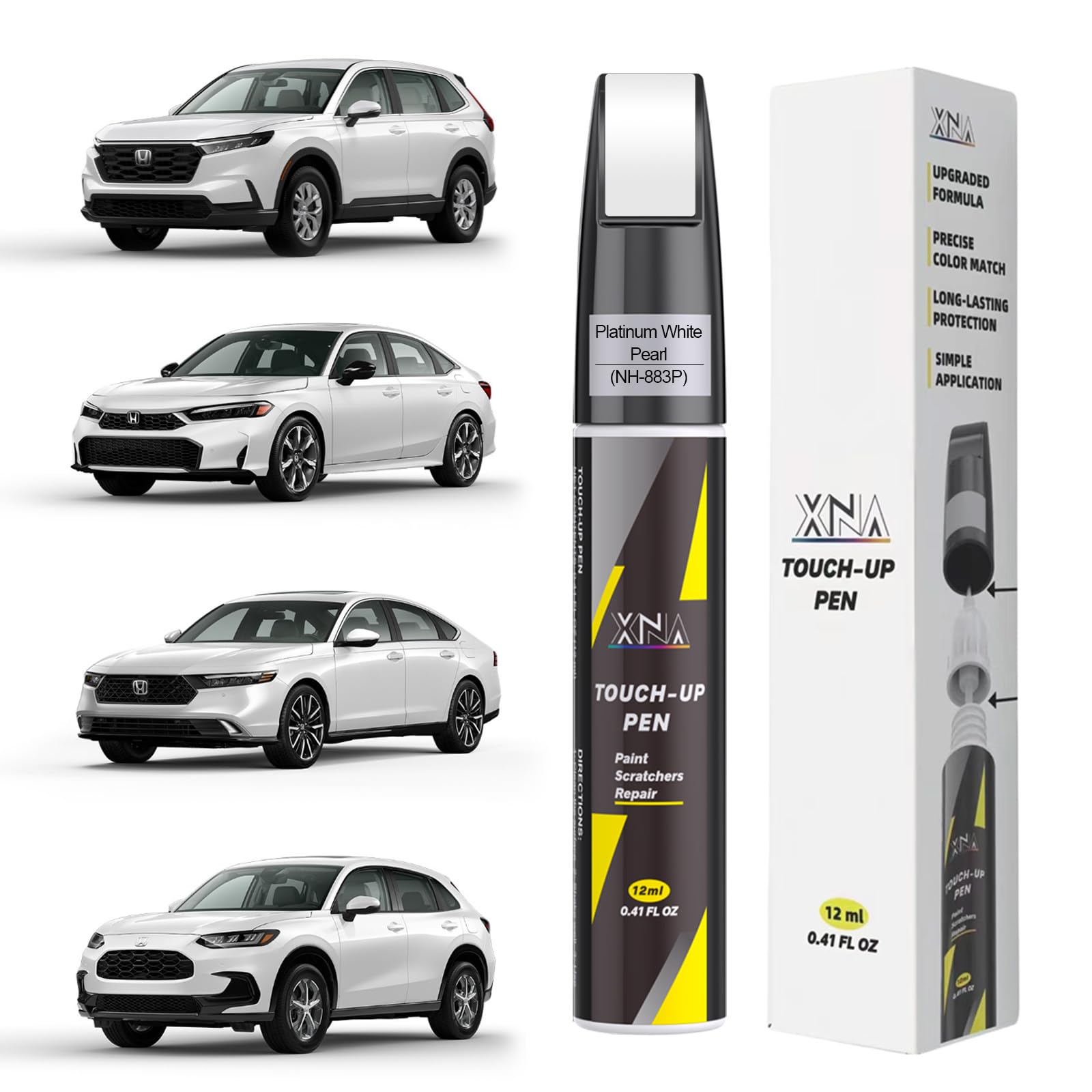 Amazon.com: XNA Platinum White Pearl(NH-883P) for Honda Touch Up