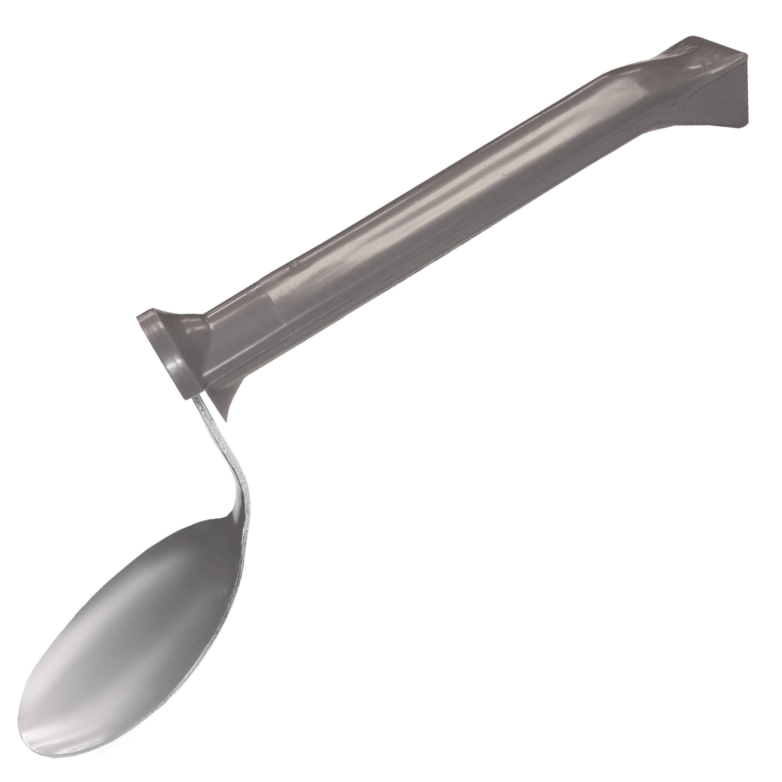 Rehabilitation Advantage Lightweight Swivel Soupspoon, Gray