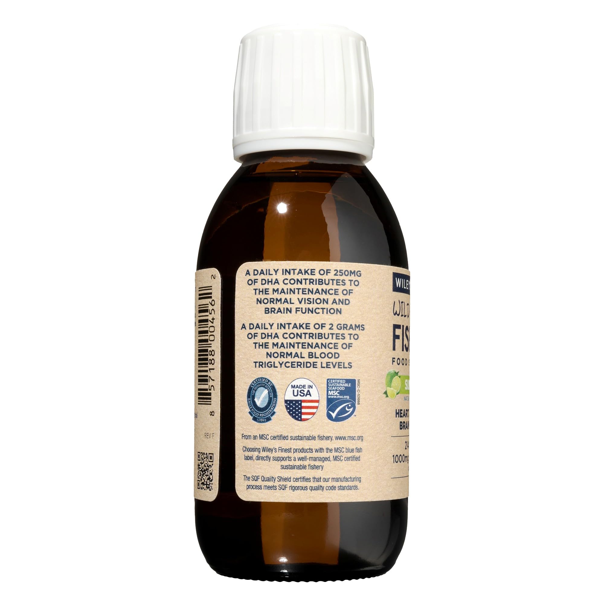 Wiley's Finest Summit DHA Líquido, 125 ml (25 porciones)