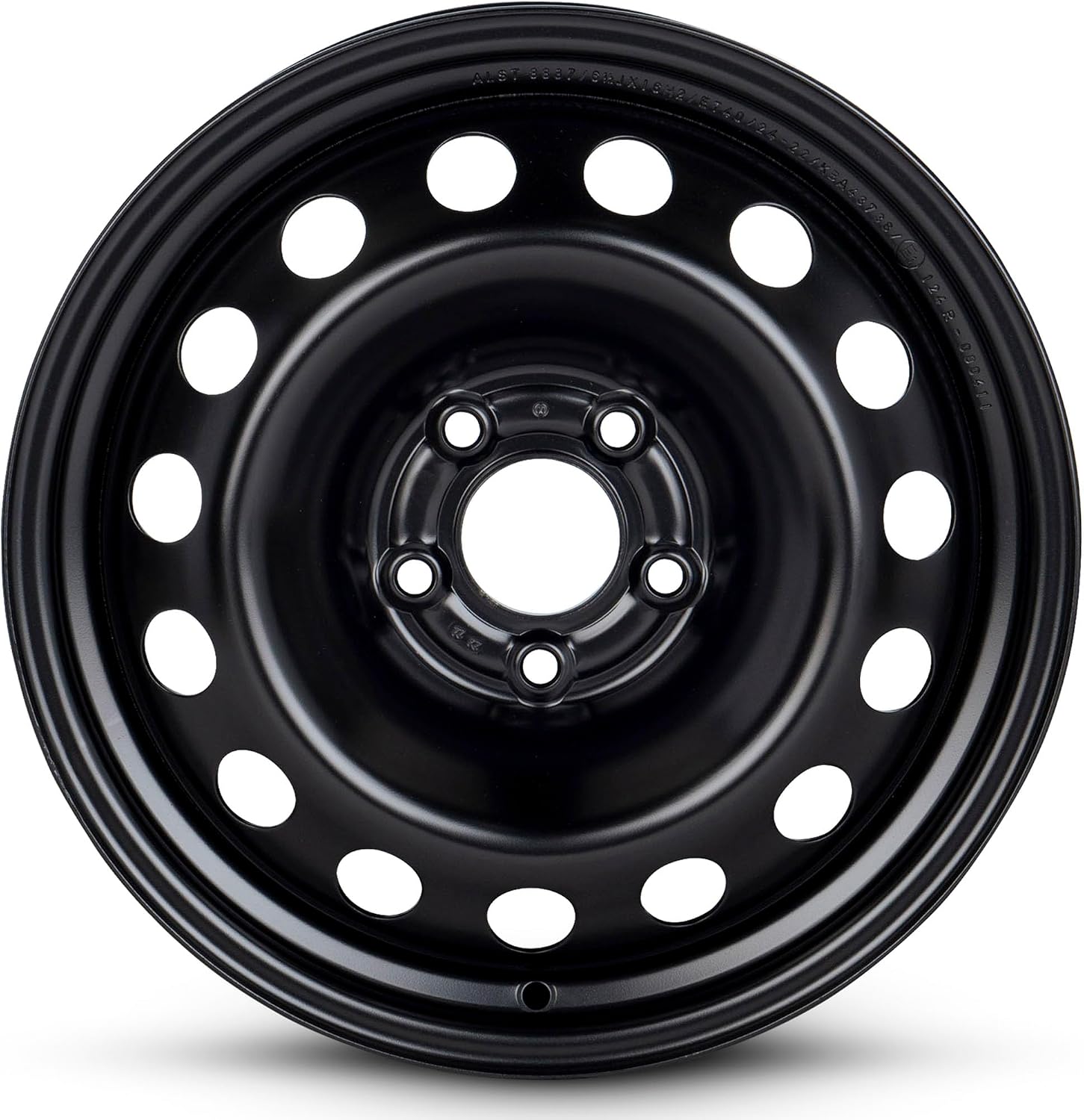 For 2012-2019 Fiat 500 15 Inch Painted Black Rim - OE Direct Replacement - Road Ready Car Wheel