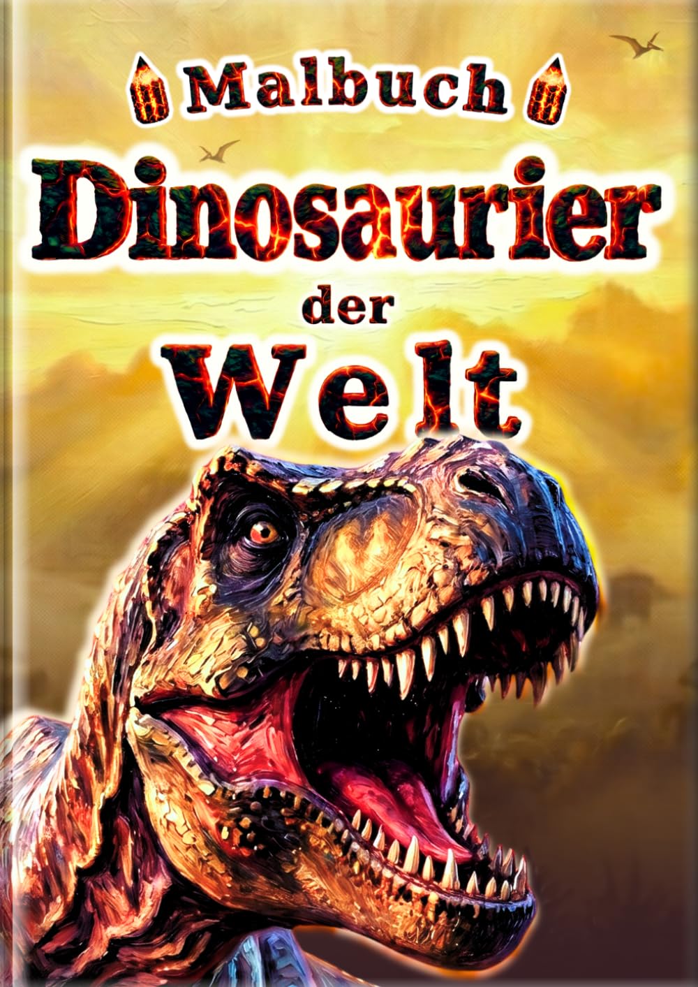 Malbuch Dinosaurier der Welt: 60 realistische Ausmalbilder mit 30 faszinierenden Dinosauriern. Entdecken, lernen und kreativ werden – zusammen mit dem ... (jedermanns Malbuch - Enzyklopädie-Serie -)