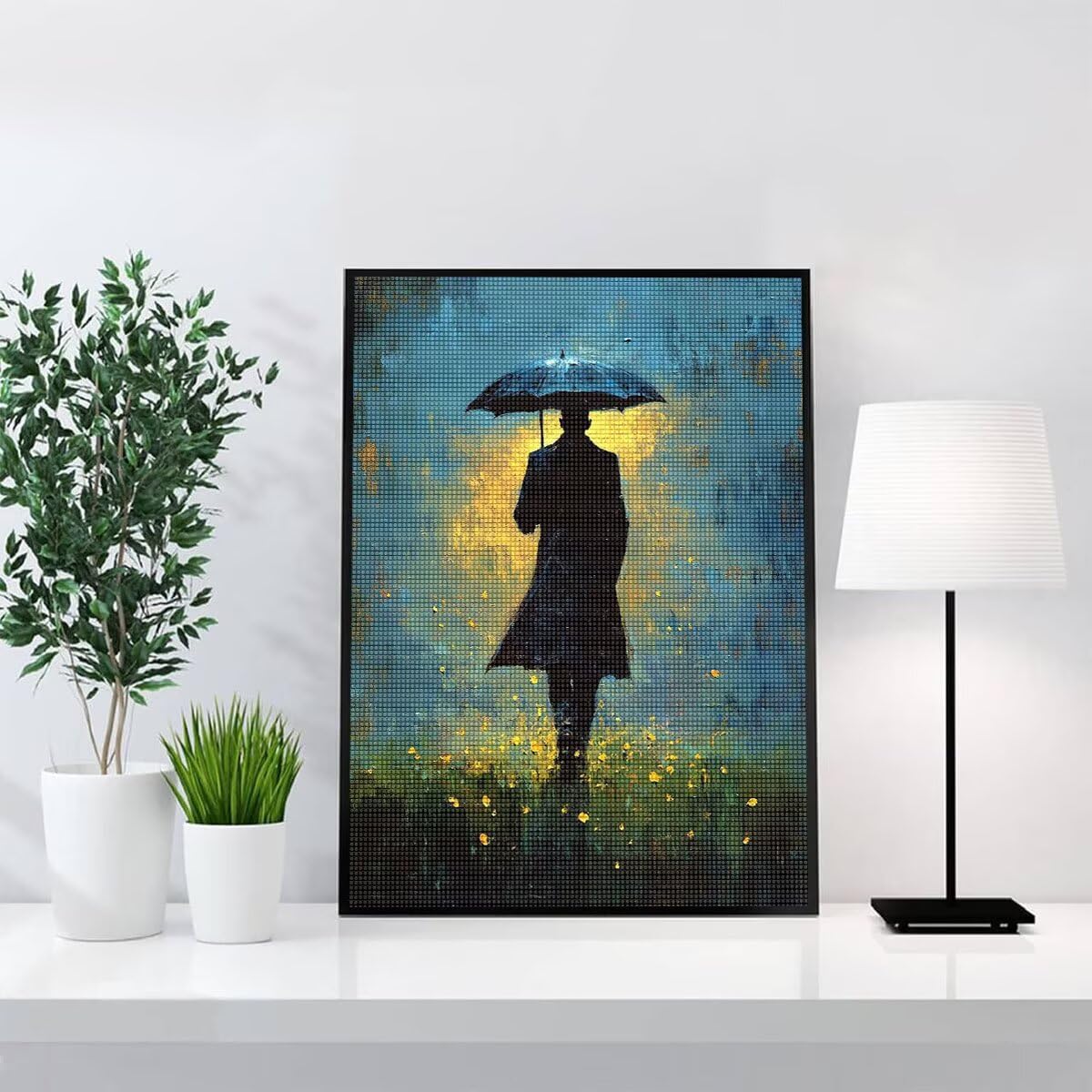 Diamond Painting Kit Completo, Diamond Painting Uomo, 5D Quadrato Pittura Diamante Kit Manualidades Adultos DIY Diamantini Crystal Art Disegni Ricamo Punto Croce Artigianale, 60x90cm Astratto j0-741