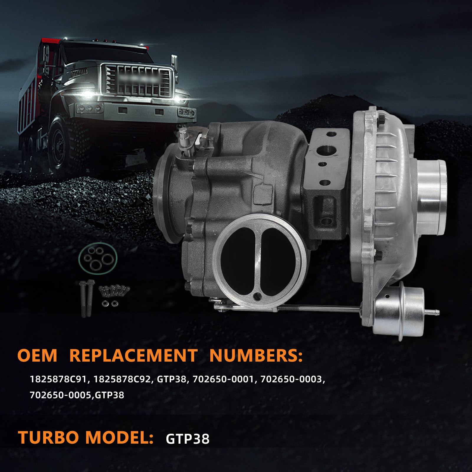 Amazon.com: Bapmic GTP38 Turbo Charger Turbocharger Compatible 
