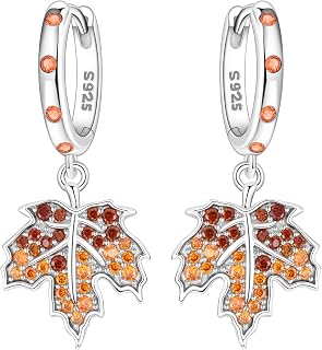 925 silver pendant earrings, butterflies and flowers and leaves design-Fashion Jewelry Gift for Sensitive Ears