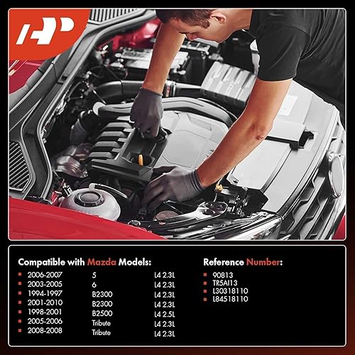Miniatura 2 de A-Premium Iridium Platinum Bujías compatibles con Mazda 6 2003-2005, 5 2006-2007, Tribute 2005-20062008, B2300 1994-19972001-2010, B2500 1998-2001,