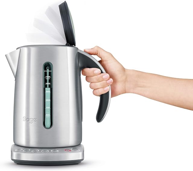 The Sage Smart Kettle, Brushed Stainless Steel, Kettle Brushed, SKE825