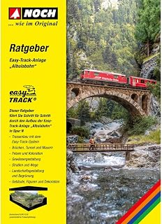 Noch® Guida Easy-Track Die Albulabahn in Spur N, con Istruzioni per la Costruzione, in...