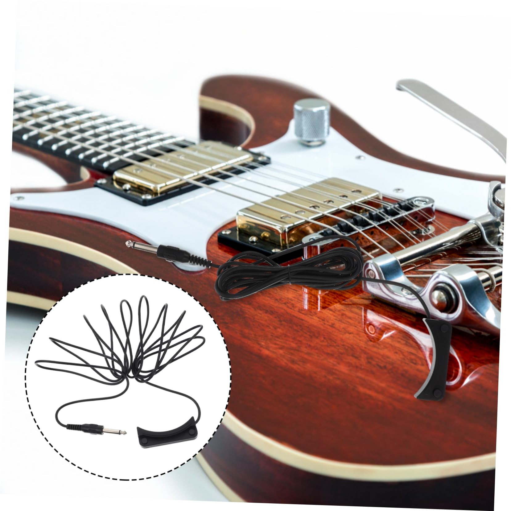 BESTonZON 3pezzi Pickup Per Chitarra Acustica Senza Punch Microfono Piezoelettrico Per Chitarra Folk e Elettrica Facile Installazione e Uso Accessori Per Musicisti Professionisti e