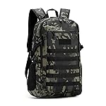 HUNTVP 10L/20L/30L Tactical Backpack Military MOLLE Backpack Rucksack Gear Tactical Assault Pack for Hunting Camping Trekking (30L-Camo)
