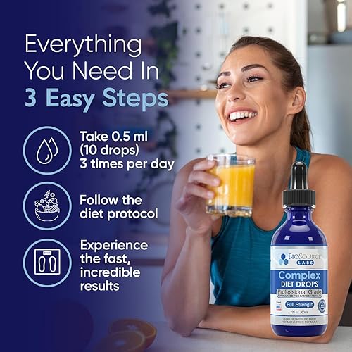 Miniatura 4 de Gotas para pérdida de peso BioSource Labs Complex, las mejores gotas para el control de peso natural, para hombre y mujer