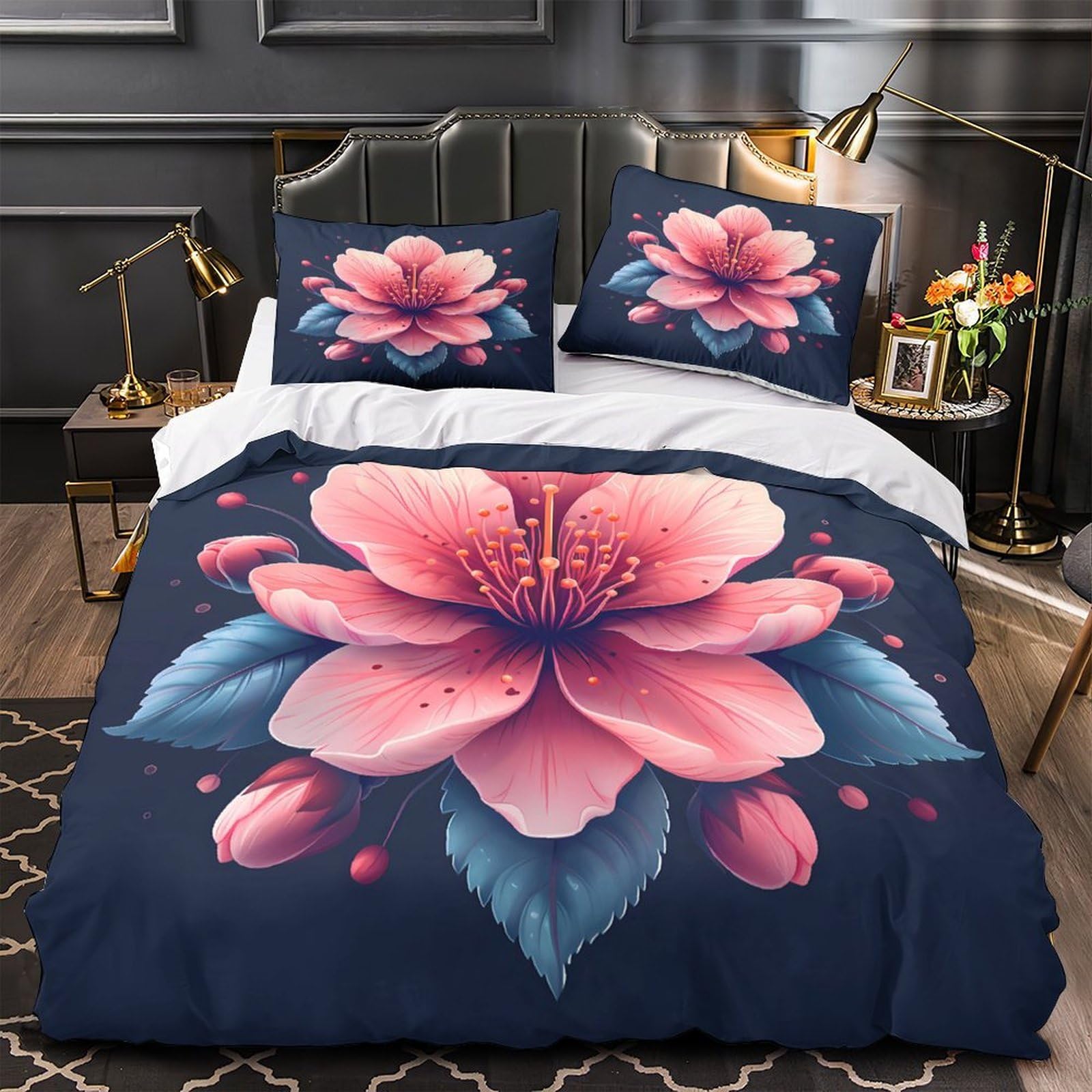 Parure de lit imprimé en 3D de qualité supérieure pour lit King 220x240