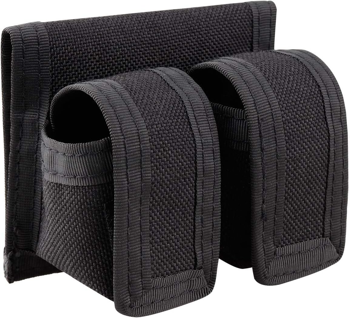 Kosibate IWB Leather Holster, Fits Most J Frame Revolvers with Nylon Speedloader Pouch