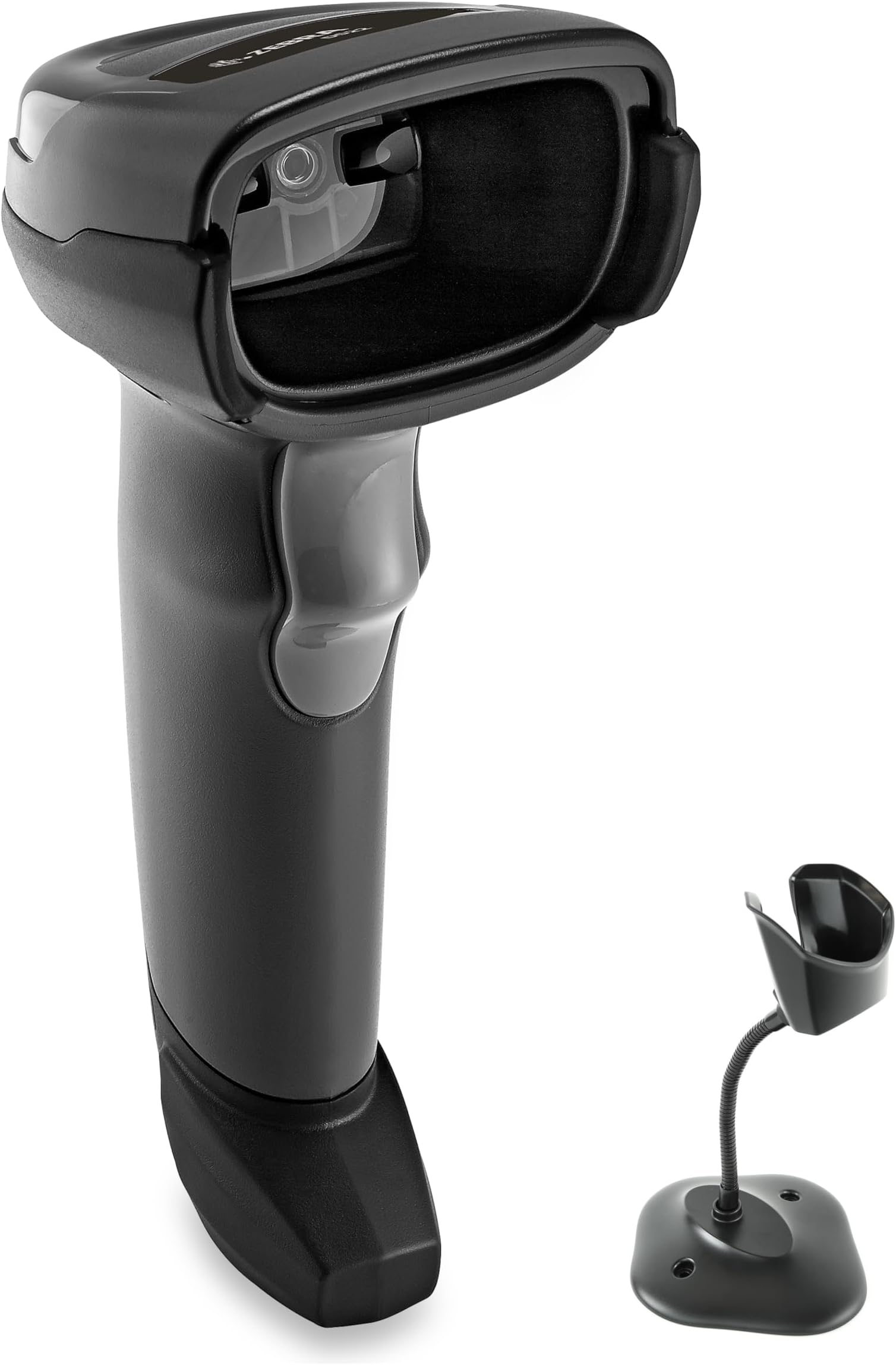 DS2208-SR USB Kit with Stand - 1D/2D Barcode Imager - Pre-Configured and Ready to Use - Suitable for Transportation, Retail & Hospitality Industries - Black