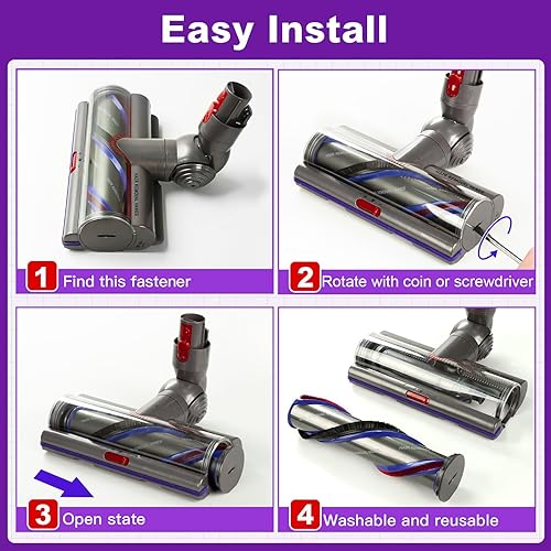 Miniatura 9 de Lemige V7 V8 - Filtro de repuesto compatible con Dyson V7 V8 Animal y Absolute Cordless Vacuum, comparado con la parte 965661-01 y 967478-01, 5