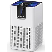 Air Purifiers for Home Large Room 1250 Ft&sup2;,MOOKA H13 HEPA Air Purifier for Pets Dust Odor Smoke,Aromatherapy Function,Air Cleaner with 15dB Quiet Sleep Mode for Bedroom Office Living Room,M05,White