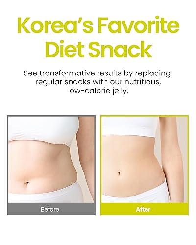 Miniatura 11 de Jadamsun Body Loves Konjac Jelly (uva, 10 piezas) - Batido de frutas coreano bajo en calorías. Bocadillo asiático sin azúcar para dieta.