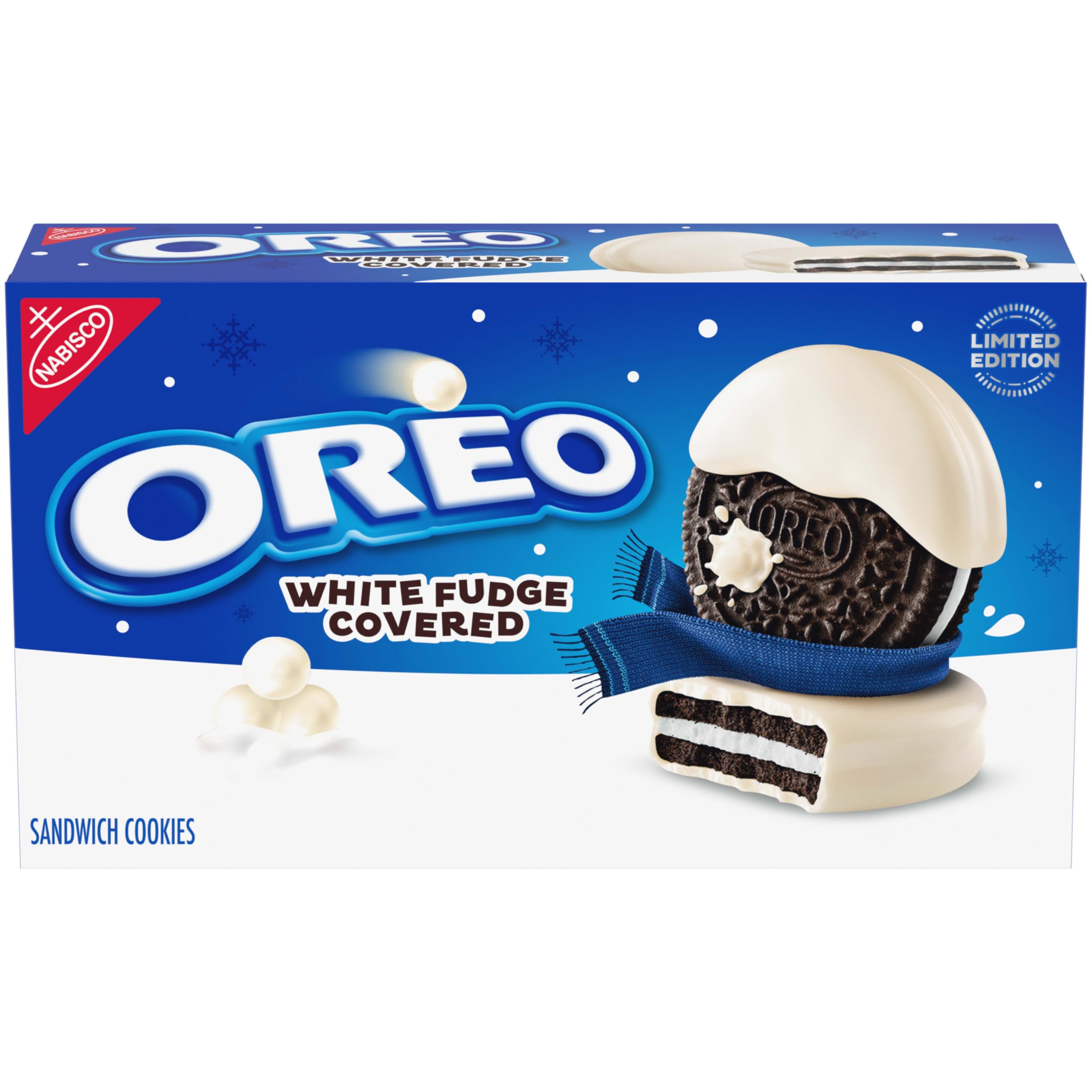 Amazon.com: OREO White Fudge Covered Chocolate Sandwich Cookies