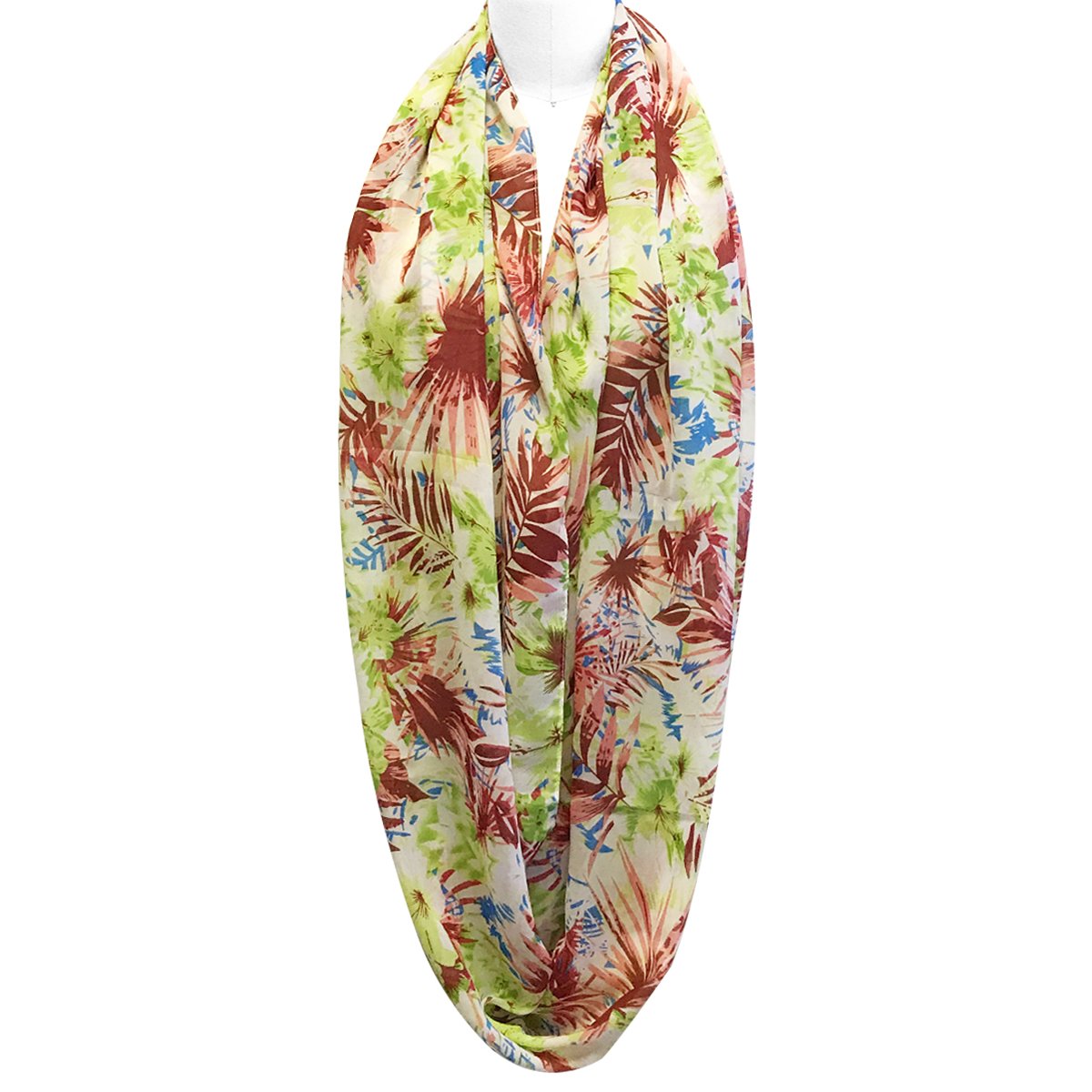Wrapables® Bufanda infinita ligera retro