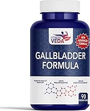 FITNESS VEDA Gallbladder Formula Supplement for Stone Remover | Promotes Healthy Digestion Reduce Digestive Discomfort and Remove Stone - 90 Capsules (Pack of 1)