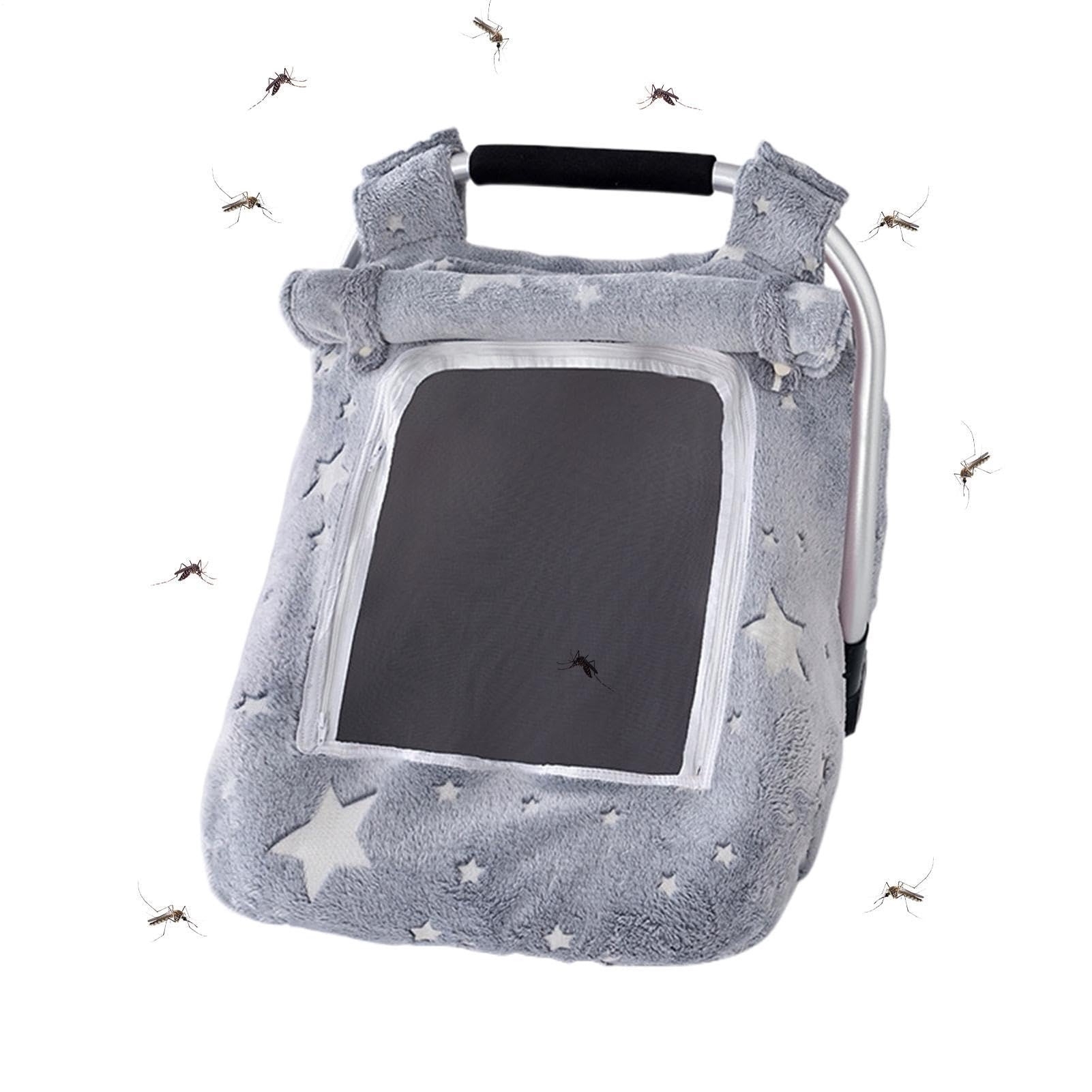 Ldduopp Car Shade for Kid Breathable Zipper Stroller Protection Net