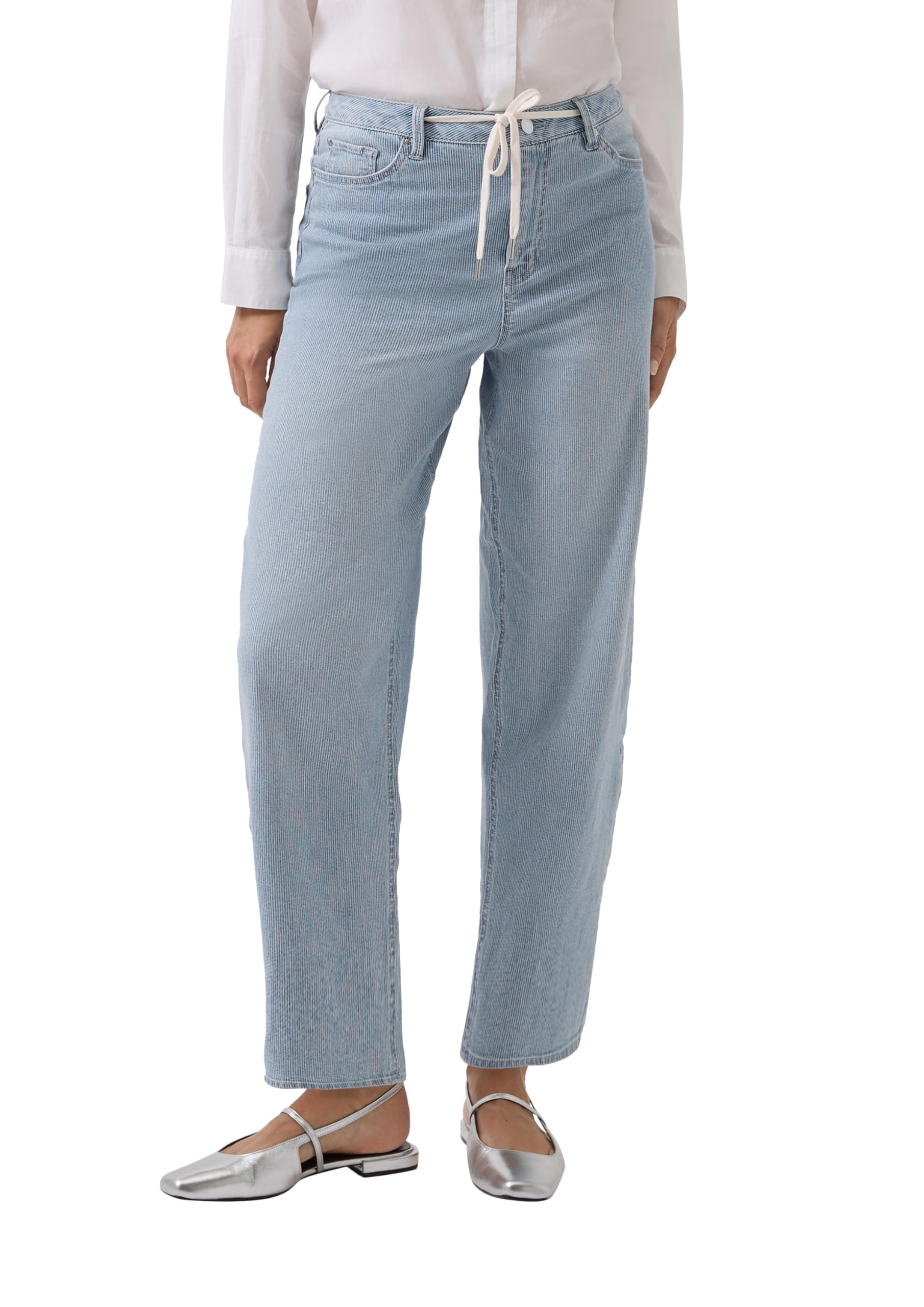 s.Oliver Ankle-Jeans/High Rise/Barrel Fit