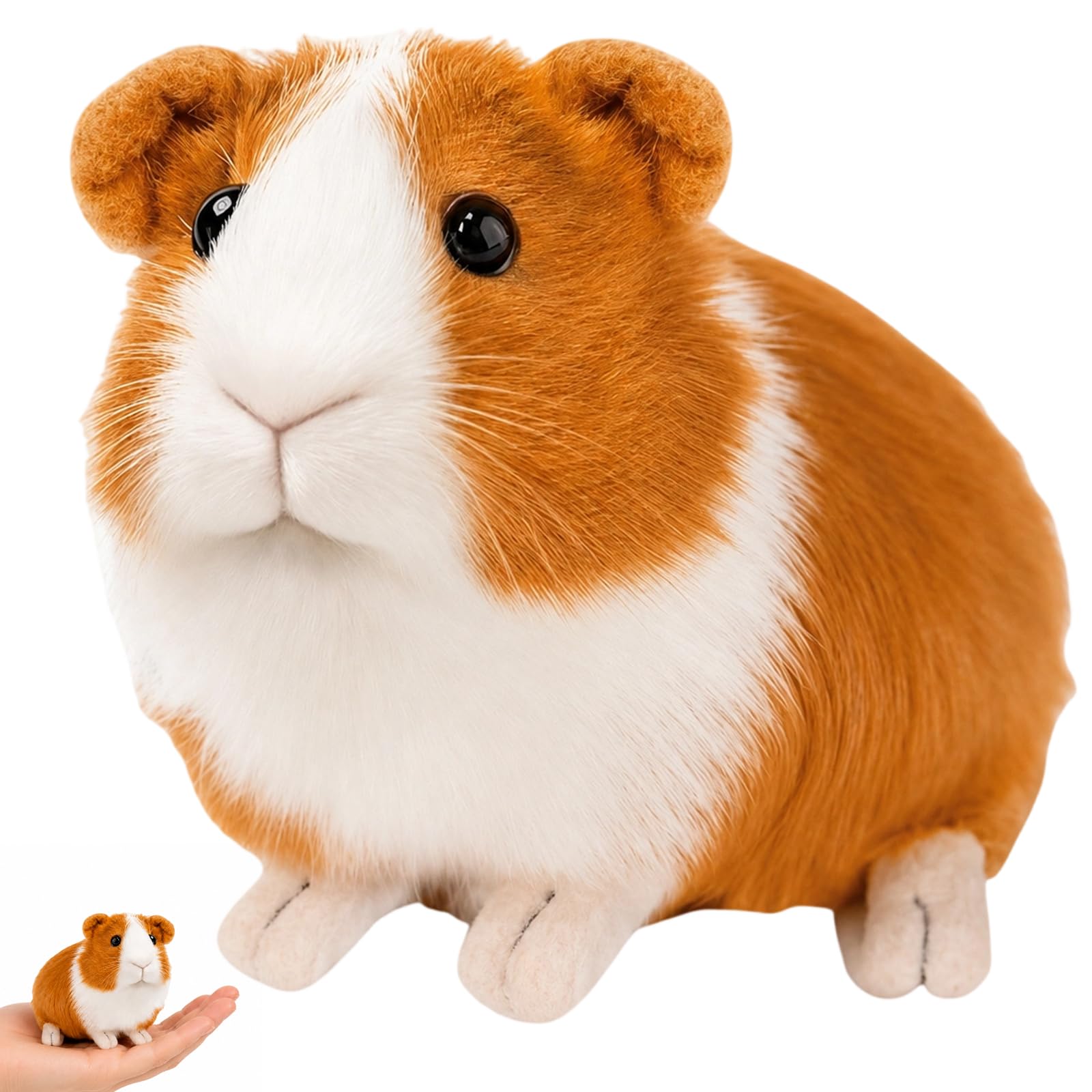 KAZGVN Guinea Pig Plush, Yellow Guinea Pig Toys with Soft Plush Material, Cuddly Animal Soft Toy for Home Decor, Realistic Design with Detailed Features, Premium Materials for Lasting Enjoyment