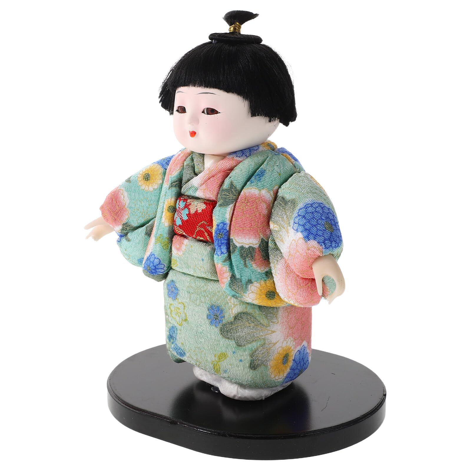 Statue de tableau de bord de voiture anti-stress avec poupée japonaise artisanale zen
