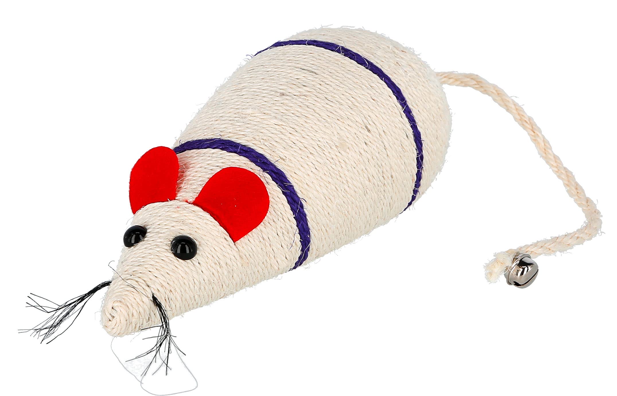 Kerbl Sisal Mouse Toy, 31.5 x 13 x 10.5 cm