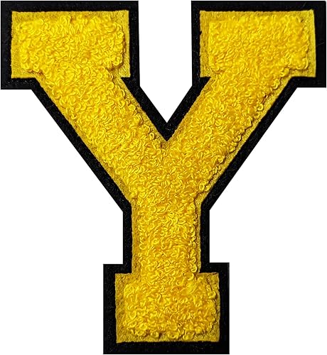 Miniatura 17 de 2 parches de letras de felpilla termo-adhesivas de 4.5 pulgadas, parches de letras universitarias con puntada de felpilla roja/blanca para ropa (H)