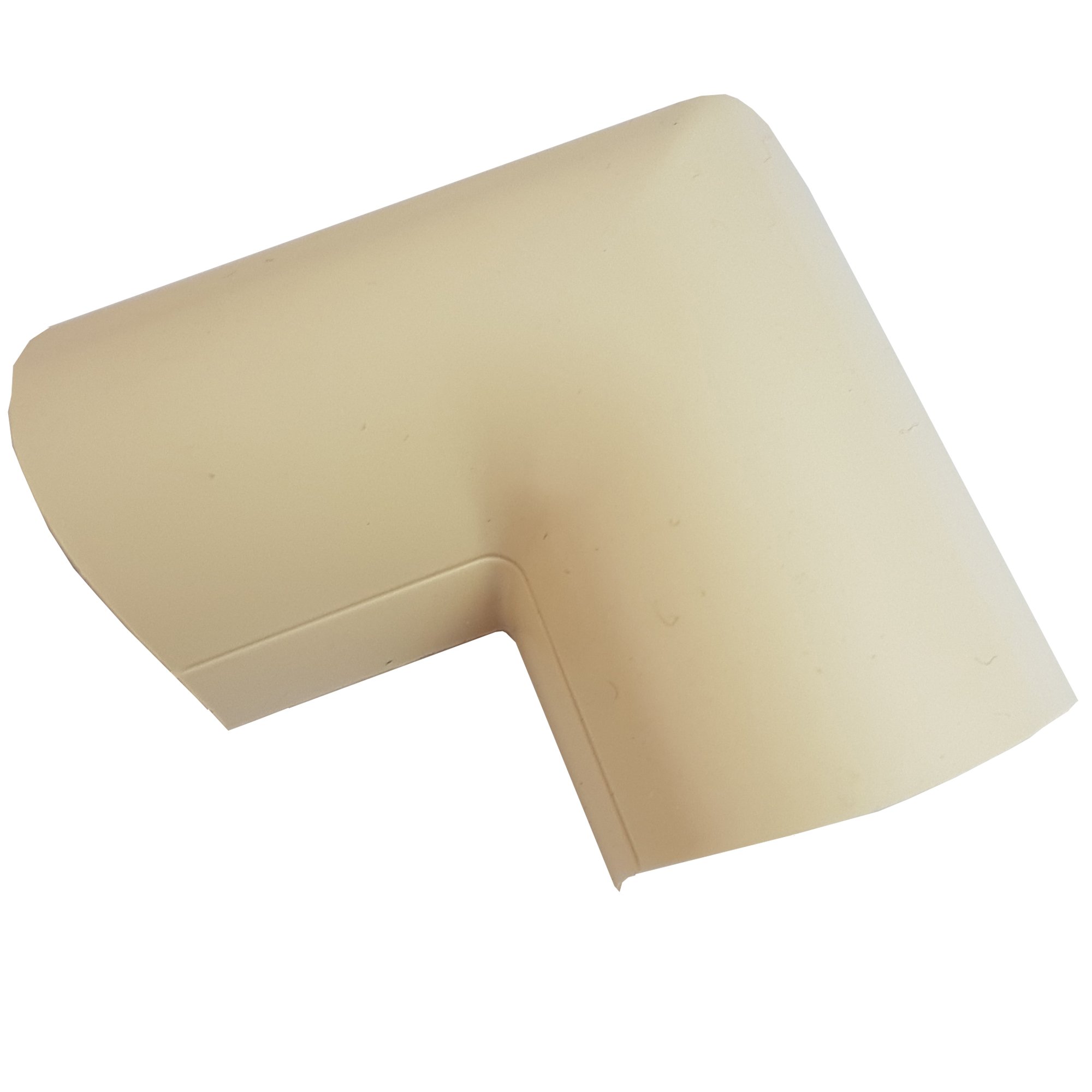 30X15mm Clip Over Magnolia Door Frame Bend Adapter 90 Degree Trunking Conduit from B&Q