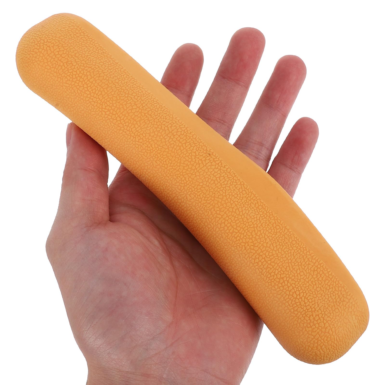 Tofficu Almohadillas Antideslizantes de Goma para Muletas de Axila, Soporte Estable y Fácil Extracción, 6 Piezas para Muletas Estándar de Aluminio en Color Amarillo