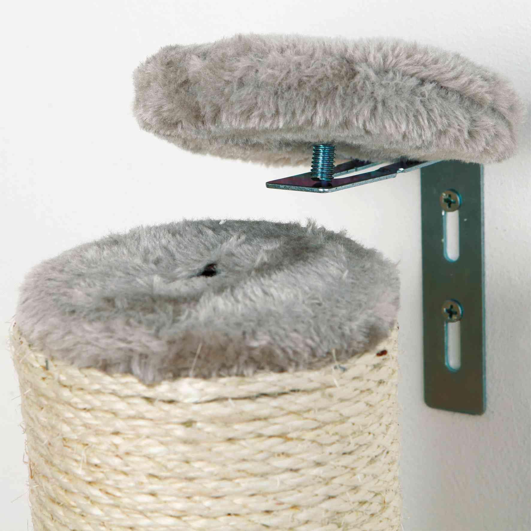 Trixie Scratching Post for Wall Mounting, 80 x 11 cm, Grey